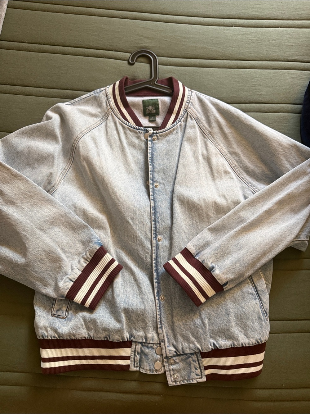 Varsity bomber jacket